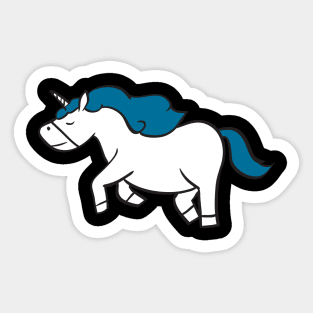 Unicorn In Daily Life Sticker